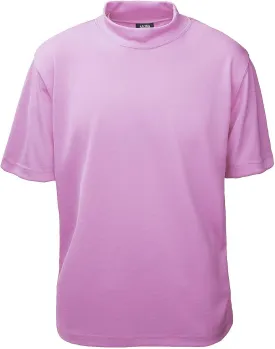Akwa Men's Moisture Wicking Mock Turtle Tee Made in USA Lightweight Soft T-Shirt Made in USA