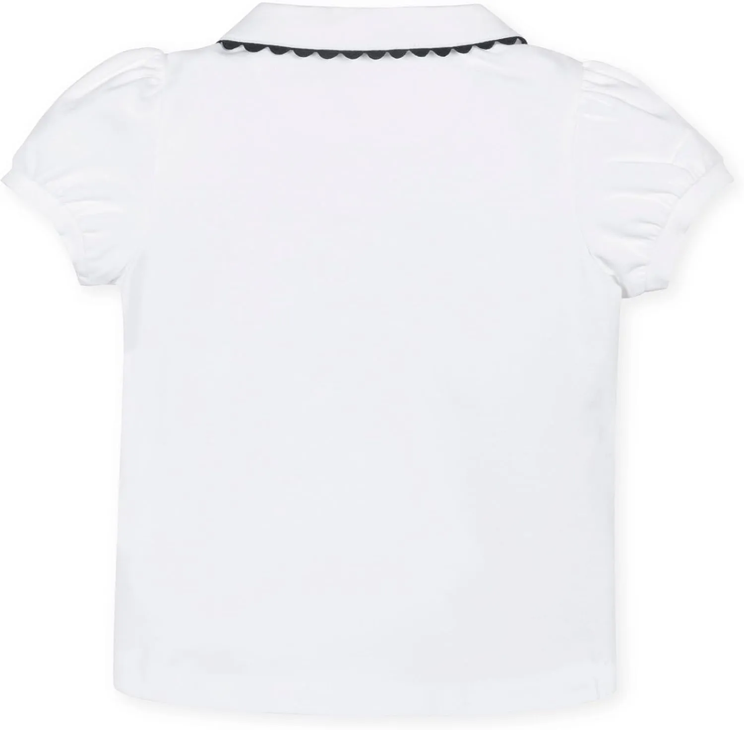Hope & Henry Girls' Short Sleeve Flutter Sleeve Knit Top