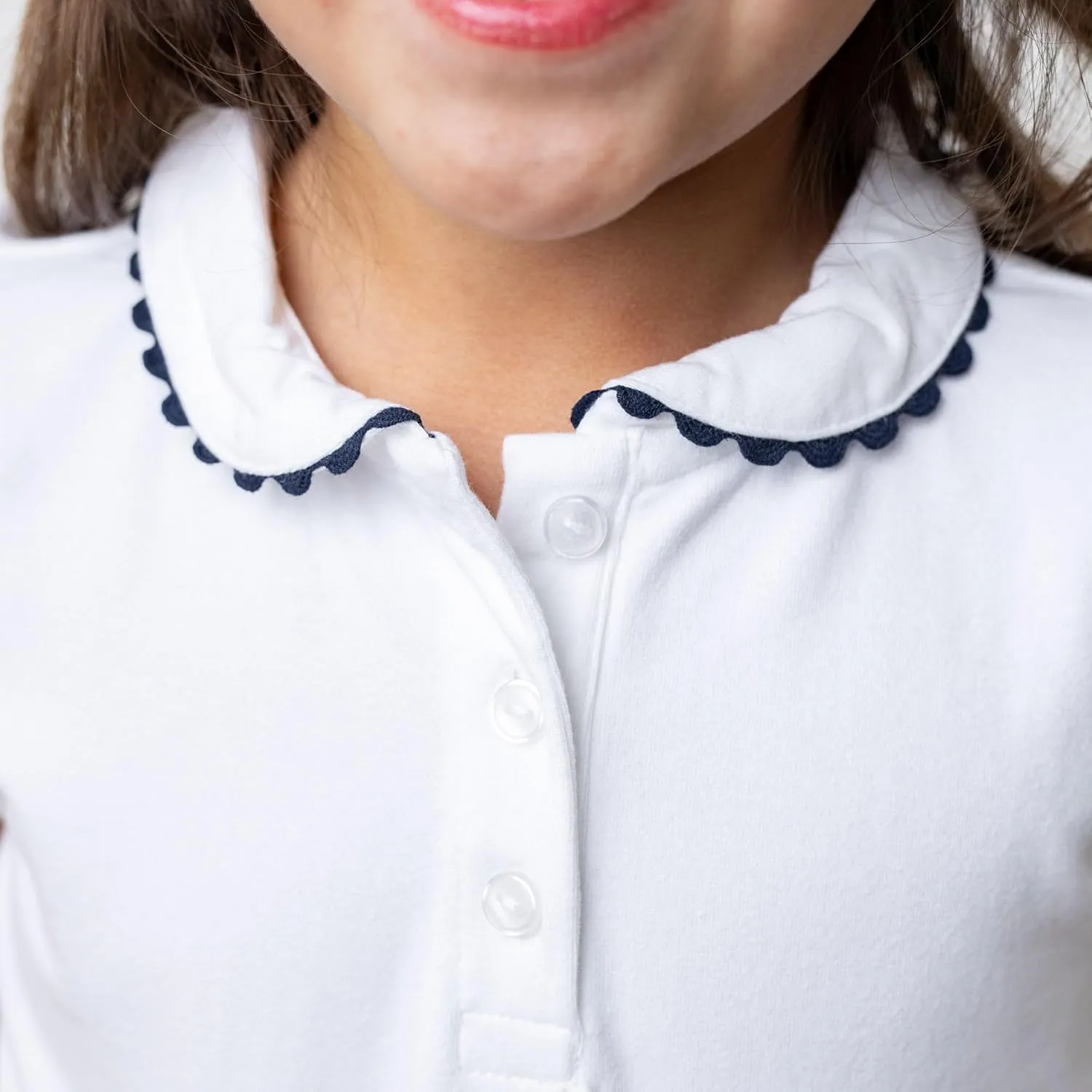 Hope & Henry Girls' Short Sleeve Flutter Sleeve Knit Top