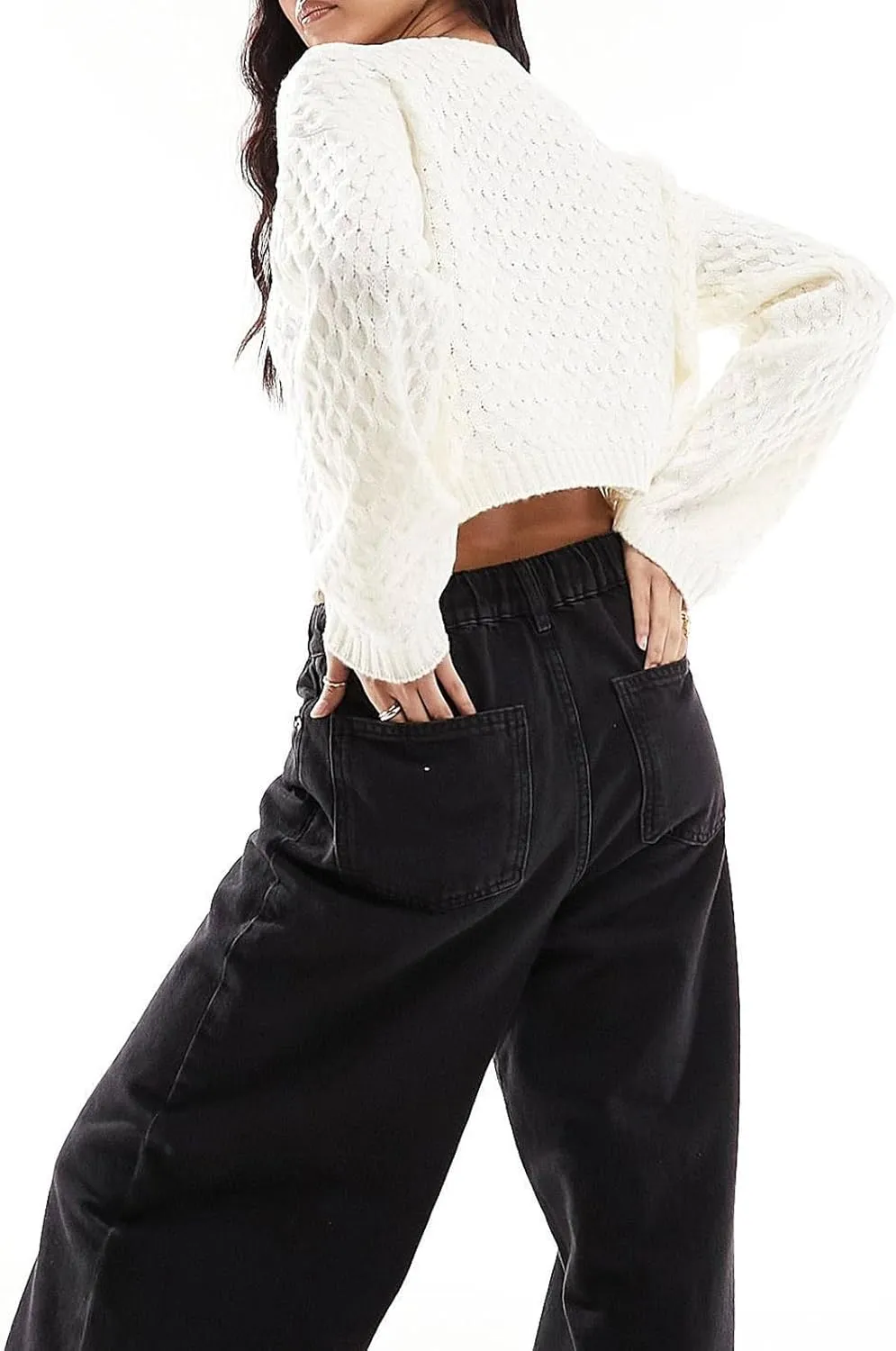 Women Bow Tie Front Leopard Knit Cardigan Sweater Y2k Long Sleeve Cheetah Crochet Knitted Crop Shirt Going Out Top